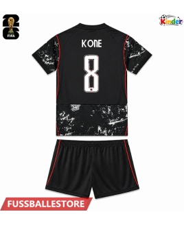 Günstige Kanada Ismael Kone #8 Auswärts Trikotsatzt Kinder WM 2026 Kurzarm (+ Kurze Hosen)